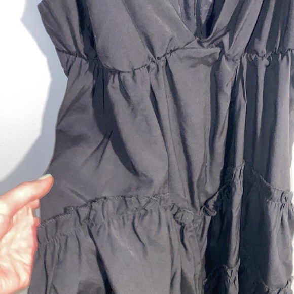 Black Ruffled Dress - Picture 5 of 6